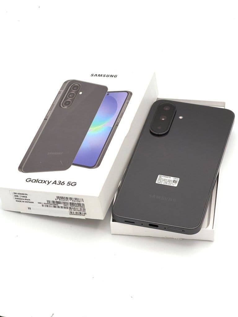 Nieuwstaat Samsung Galaxy A36 Black 128GB, 100% batterij, foto 5