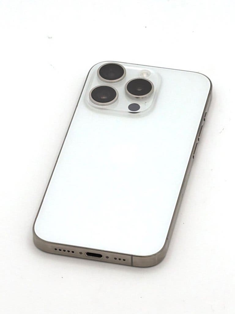 Zeer Nette iPhone 15 Pro White 128GB, 100% batterijconditie, foto 3
