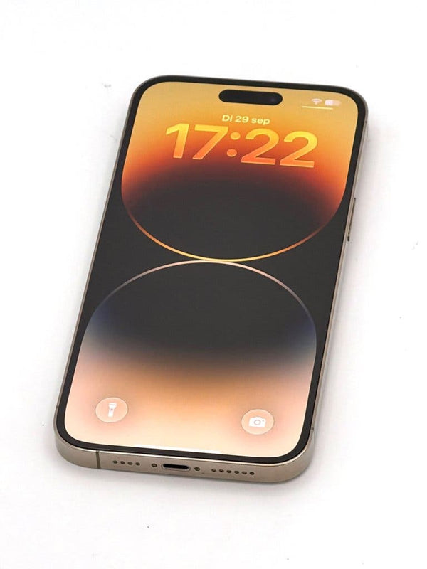 Prachtige iPhone 14 Pro Max Gold 128GB, met 100% batterij
