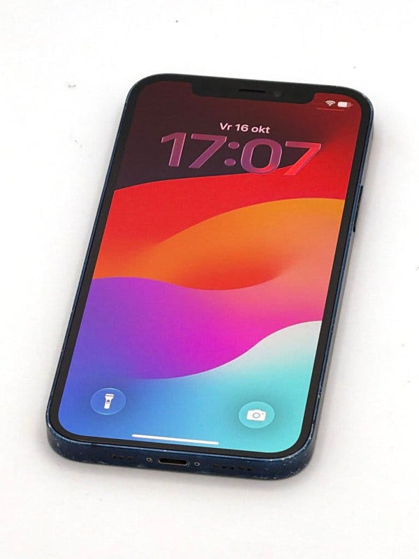 Erg Nette iPhone 12 Blue 128GB, met 100% batterijconditie