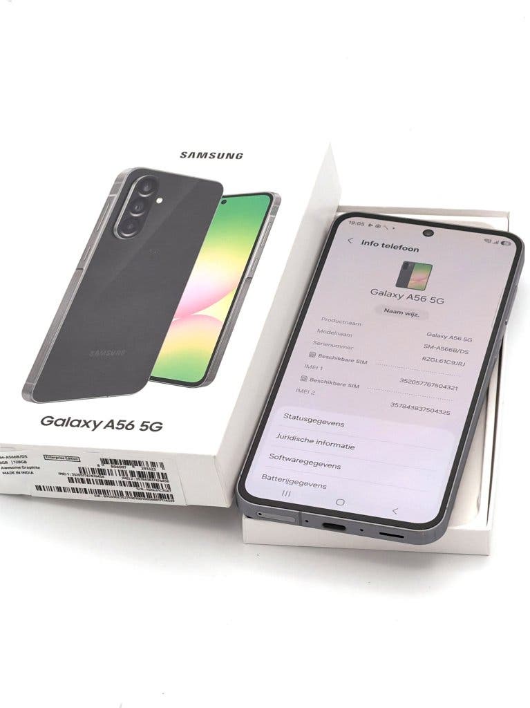 Erg Nette Samsung Galaxy A56 Graphite 128GB, 100% batterij, foto 2